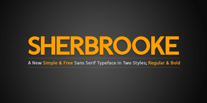 Sherbrooke font preview