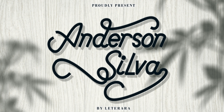 Anderson Silva font preview