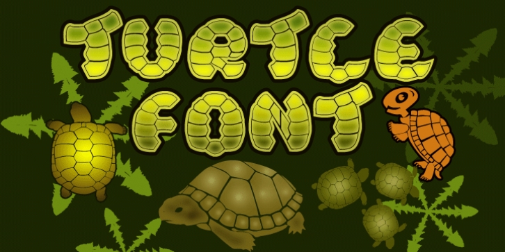 Turtle font preview