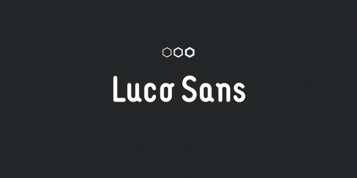 Luco Sans font preview