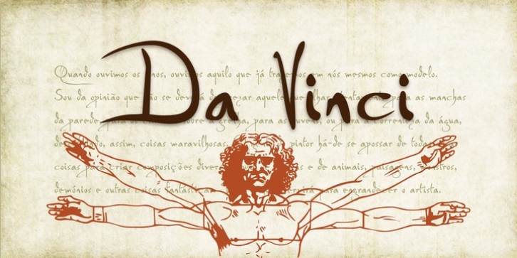 P22 Da Vinci font preview