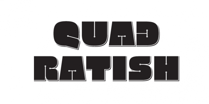 Quadratish font preview