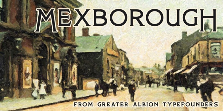 Mexborough font preview