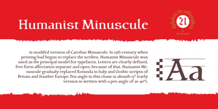 Cal Humanist Minuscule font preview