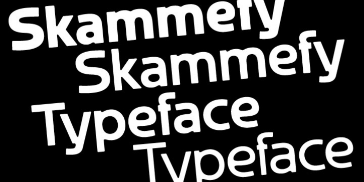 Skammefy font preview