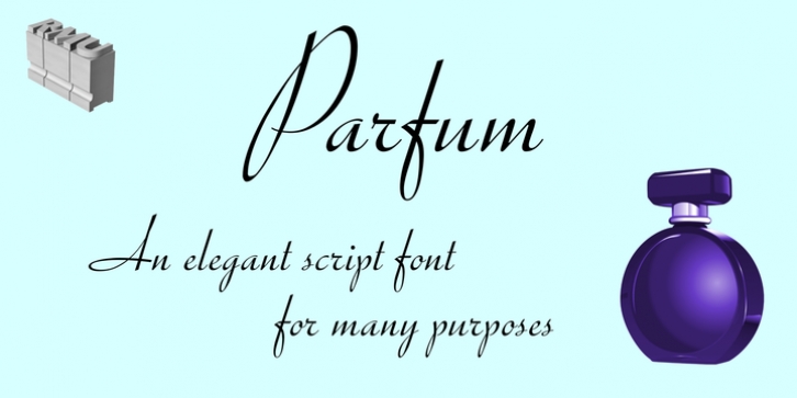 Parfum font preview