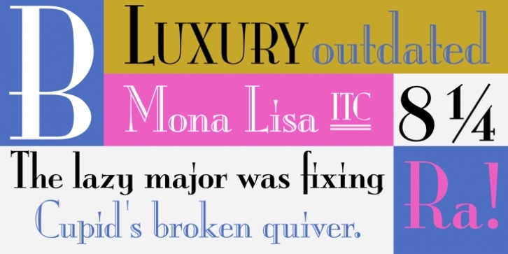 ITC Mona Lisa font preview
