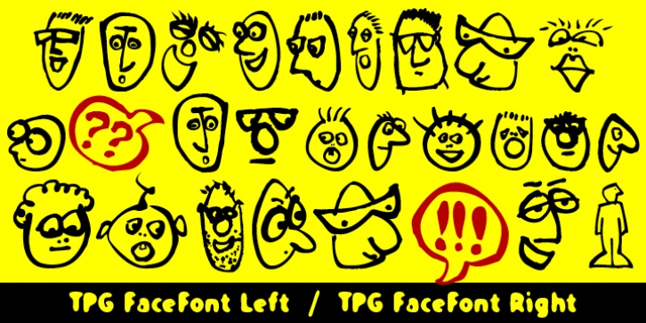 TPG FaceFont font preview
