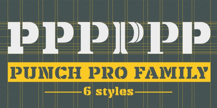 Punch Pro font preview