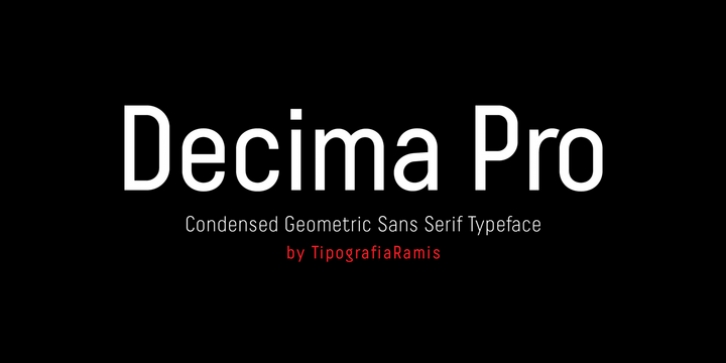 Decima Pro font preview