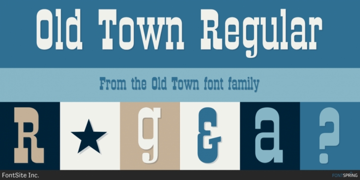 Old Town font preview