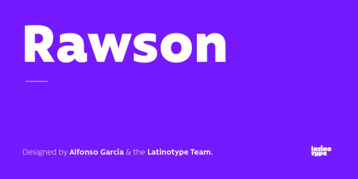 Rawson font preview