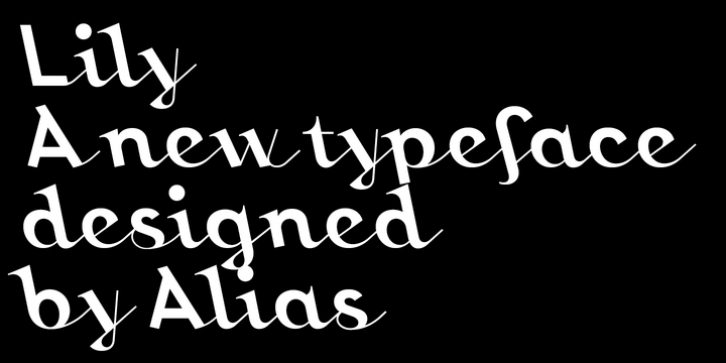 Lily font preview
