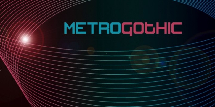Metro Gothic font preview