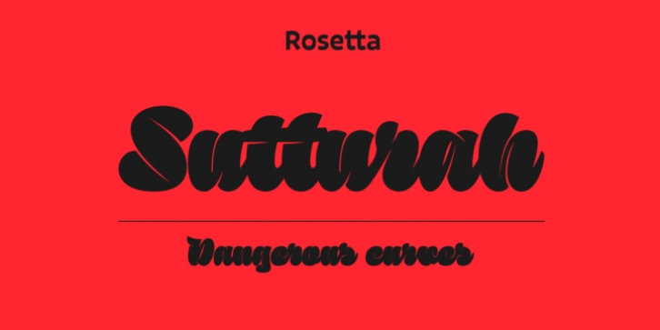 Sutturah font preview