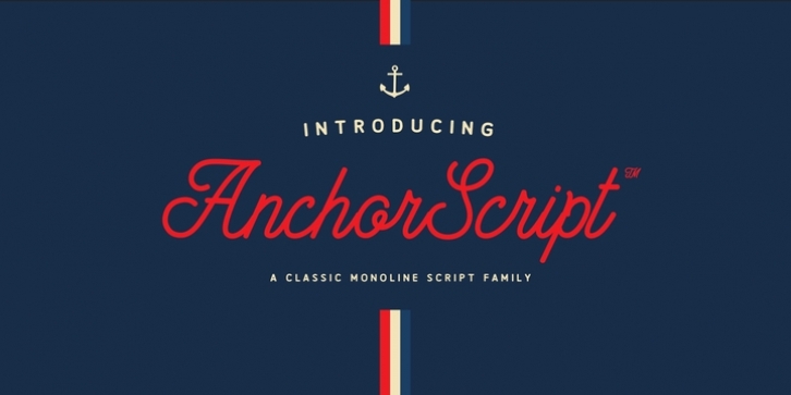 Anchor Script font preview