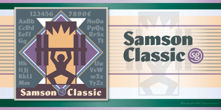 Samson Classic SG font preview