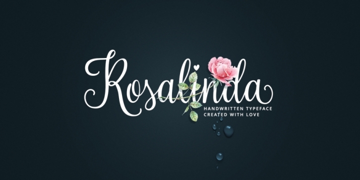 Rosalinda font preview