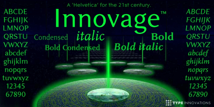 Innovage font preview