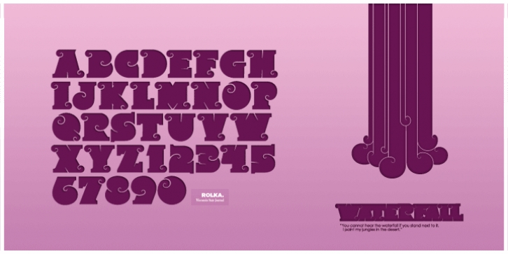 Rolka font preview