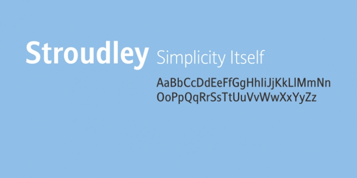 Stroudley font preview