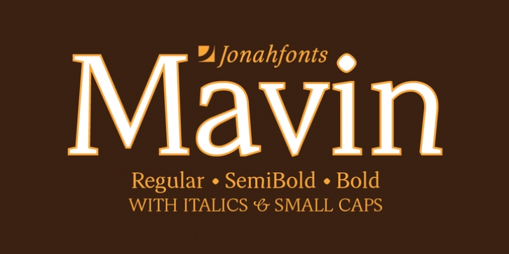 Mavin font preview