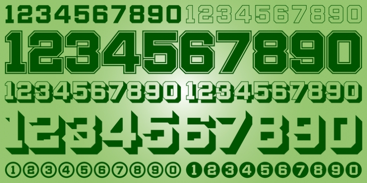 Display Digits Two font preview
