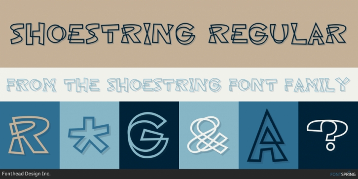 ShoeString font preview