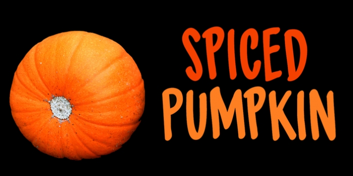 Spiced Pumpkin font preview