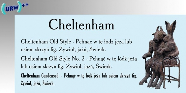 URW Cheltenham font preview