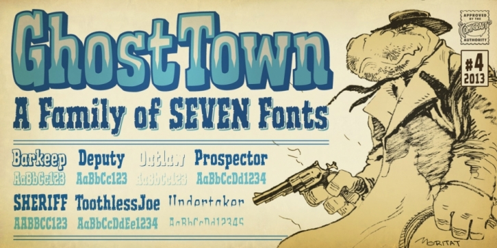 Ghost Town font preview