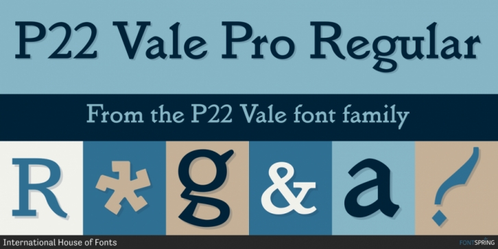 P22 Vale font preview