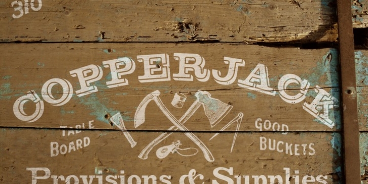 Copperjack font preview