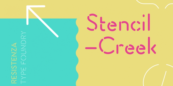 Stencil Creek font preview