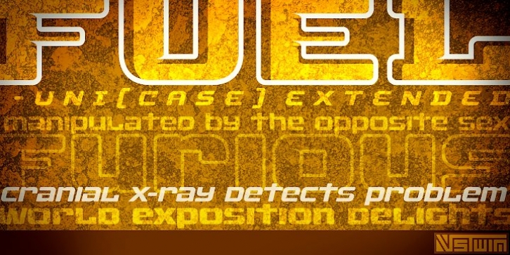 Fuel Uni Extended font preview