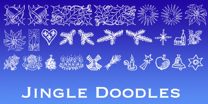 JingleDoodles font preview