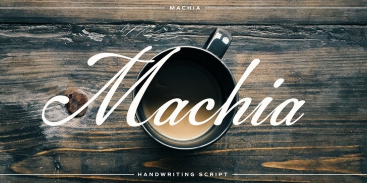Machia font preview
