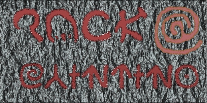 Rock Painting font preview