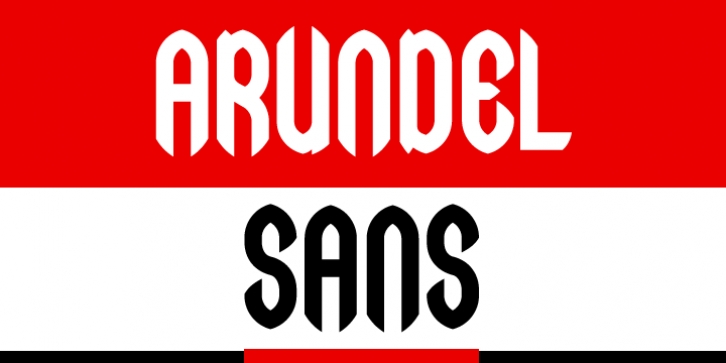 Arundel Sans font preview