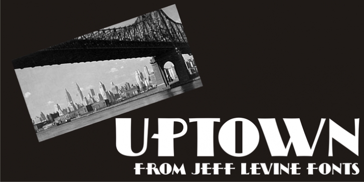 Uptown JNL font preview
