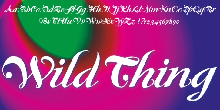 WildThing font preview