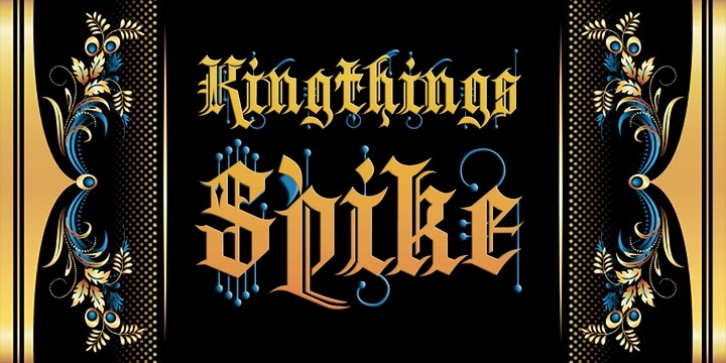 Kingthings Spike Pro font preview