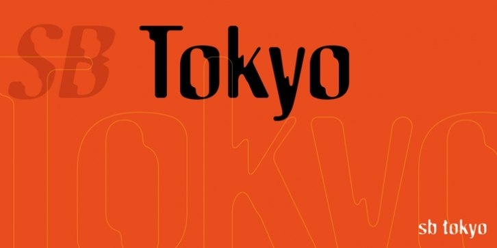 SB Tokyo font preview