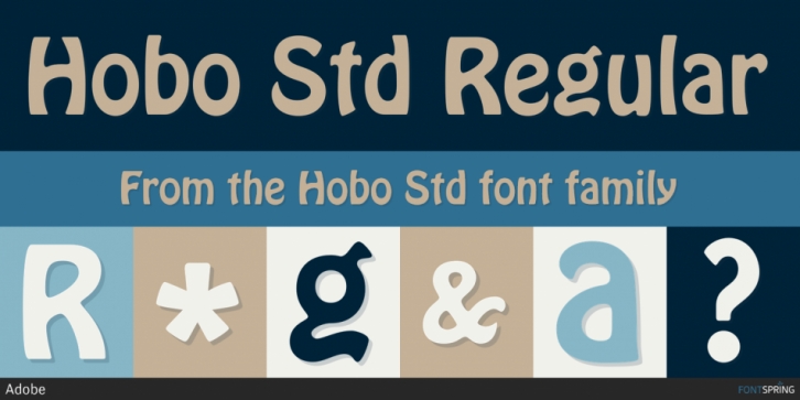 Hobo Std font preview