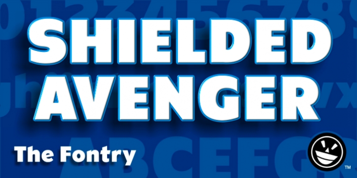 CFB1 Shielded Avenger font preview
