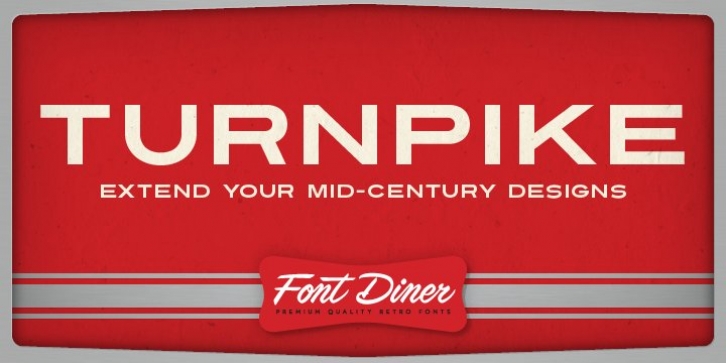 Turnpike font preview