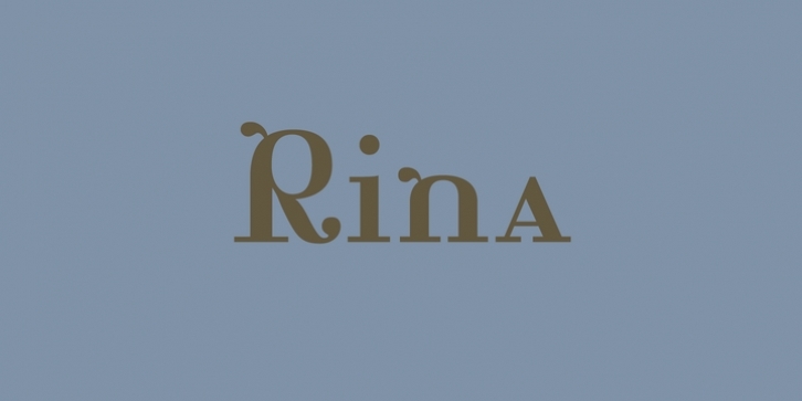 Rina font preview