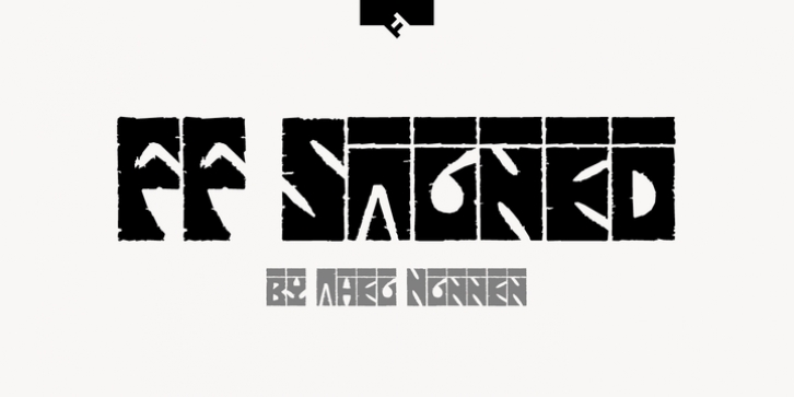 FF Stoned font preview
