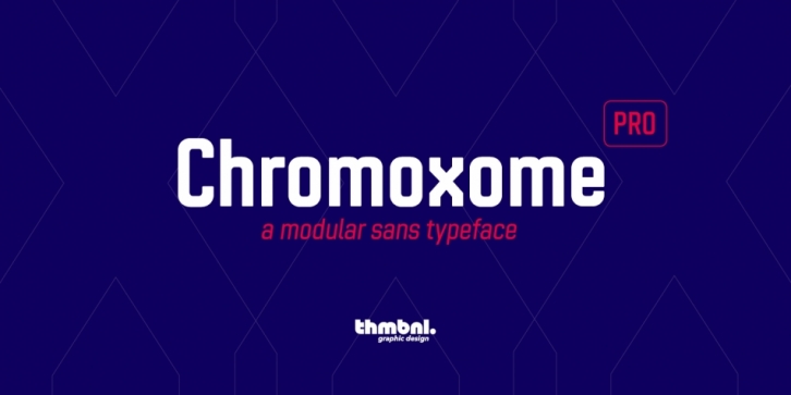 Chromoxome Pro font preview
