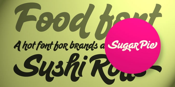 Sugar Pie font preview